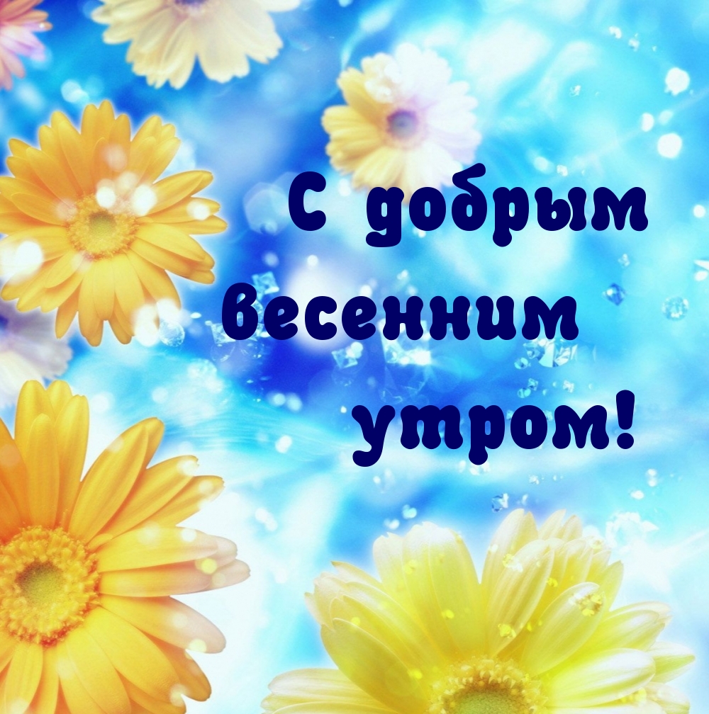 Картинка: С добрым весенним утром!