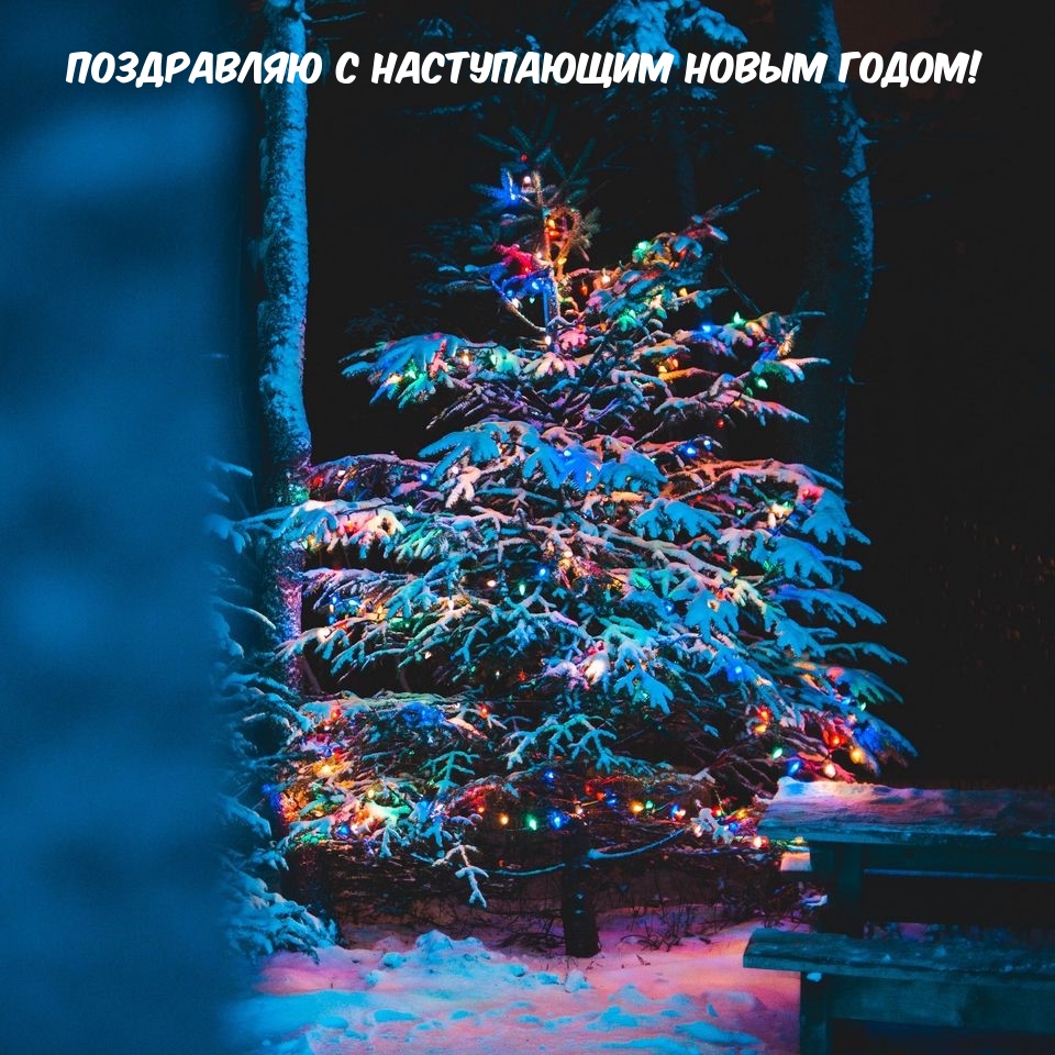 Картинка: Поздравляю с наступающим Новым годом!